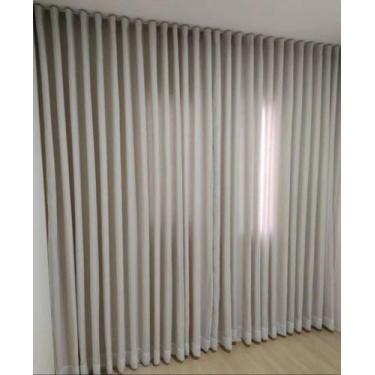 Imagem de Cortina Gaze De Linho 4 Metros Trilho Suíço  - Stanzanni Bordados, Cin