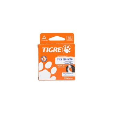 Imagem de Fita Isolante Tigre 10m X 19mm Anti Chamas