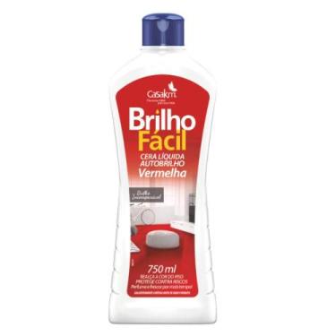 Imagem de Cera Líquida Vermelha 750ml Brilho Fácil