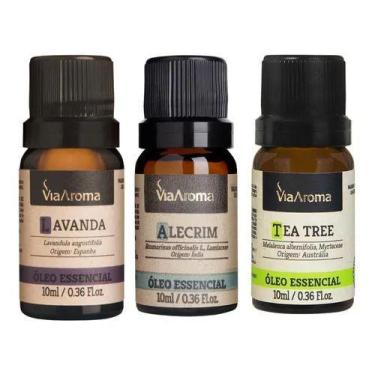 Imagem de Óleo Essencial De Lavanda + Alecrim + Melaleuca Via Aroma