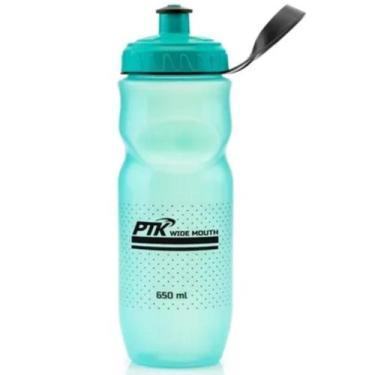 Imagem de Garrafa Ciclista SQUEEZE 650ml Boca Larga Verde - PTK