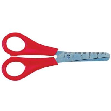 Imagem de Tesoura Escolar CIS KS-95C com Régua Plástica 13,5CM - Caixa com 20 Un