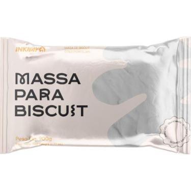 Imagem de Massa de Porcelana Fria Biscuit 900G Branco - INK WAY