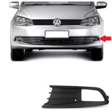 Imagem de Grade Moldura Tela Preto Com furo Farol Milha Gol G6 - PhD, Preto, Esq