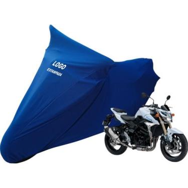 Imagem de Capa Para Cobrir Moto Suzuki GSR 750A Com Elasticidade - Mz, Azul