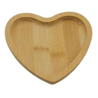 Imagem de Travessa Coração Bambu 17Cm Class Home