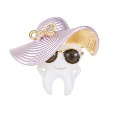 Imagem de SIXAOAZZ 1 pçs/6 peças broche dentário esmalte fofo broche dental moda unissex desenho animado crachá lapela alfinete acessórios roupas joias médicas lembrança presente médico enfermeira estudante de