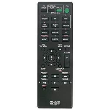 Imagem de Allimity Controle remoto de substituição RM-ADU138 RM-ADU101 compatível com Sony DVD Home Theater System DAV-TZ140 DAV-TZ135 DAV-TZ130 SS-CT121 SS-TS121 SS-WS121 DAVTZ140 DAVTZ135 DAVTZ130 (RMADTZ130