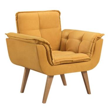 Imagem de Poltrona Opalla Amarela - Central do estofado