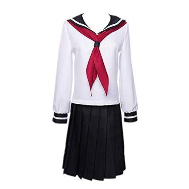 Imagem de Grand Duke Bungo Cachorros Vadios Cosplay Tanizaki Naomi Cosplay Fantasia de Marinheiro Uniforme Escolar Fantasia de Dia das Bruxas, Fantasia + peruca, Small