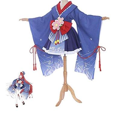 Imagem de My Hero Academia Cosplay Todoroki Shouto Cosplay Fantasia Quimono Uniforme Halloween Carnaval, Tamanho:, M