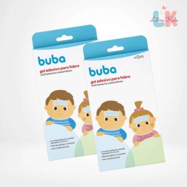 Imagem de Gel Adesivo para Febre Compressa Refrescante Buba Xôfebre, 2 caixas (8