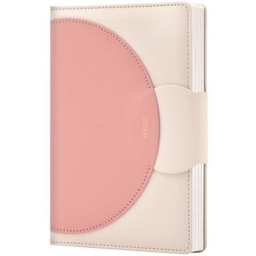 Imagem de Caderno Journal CAGIE em Couro para Mulheres - 15x21cm - 100gsm - Rosa