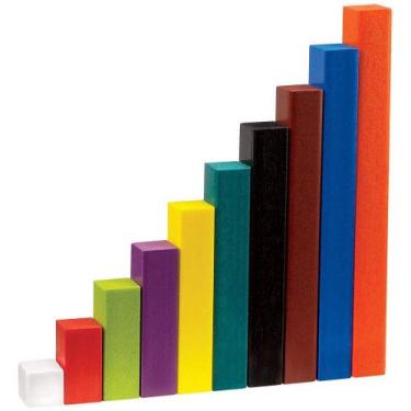 Imagem de Barras Cuisenaire de Espuma hand2mind - Conjunto de 74 Peças