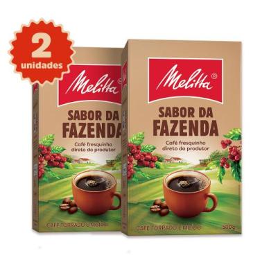 Imagem de Kit Café Melitta Sabor da Fazenda - 2 Unidades 500g