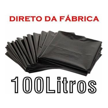 Imagem de Saco De Lixo 100 Litros 100 Unidade Resistente P/entrega - HIGIPACK