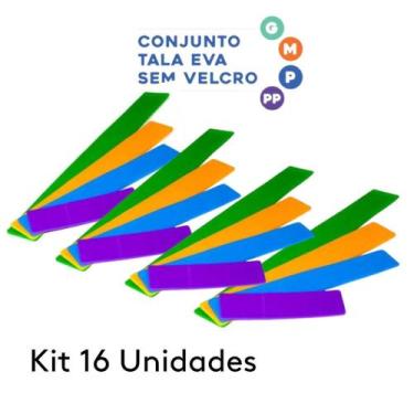 Imagem de Kit Talas Aramadas Ajustável E.V.A 16 Unidades Ortoflex
