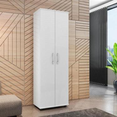 Imagem de Armário Multiuso com 2 Portas Floriano Branco - CasaH
