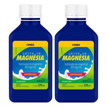 Imagem de Kit 2 unidades Leite de Magnésia Hortelã 120ml