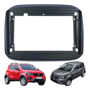 Imagem de Moldura para central multimidia MP5 9 pol 2 din fiat mobi 2016 A 2023 89/J30