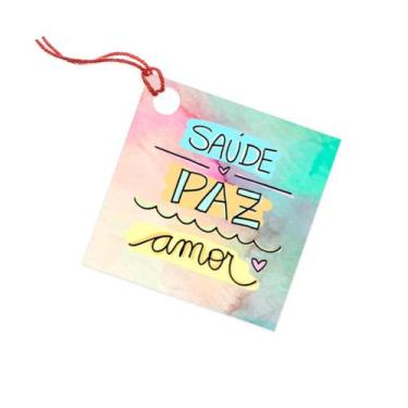 Imagem de 60 Tags Para Pacotes De Presente E Encomendas Com Furo - Nicolados, sa