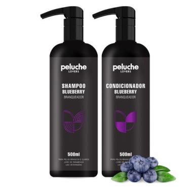 Imagem de Shampoo e Condicionador Pet Branqueador Blueberry para Cães e Peluche 