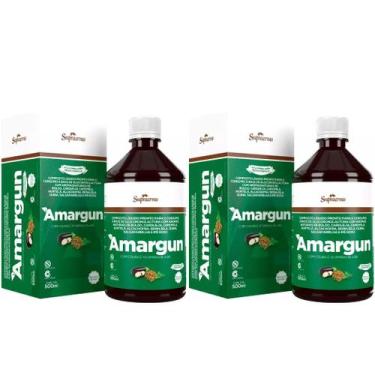 Imagem de Amargun Digestivo Vitaminas B1e B6 Amargo 500ml kit 2 frascos Supraerv