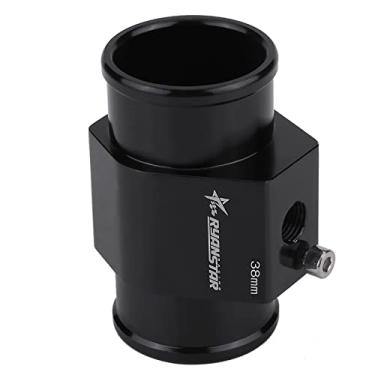 Imagem de Tubo Articulação Temperatura água, Adaptador de Medidor de Sensor, Adaptador de Sensor de Temperatura Liga de Alumínio para a Maioria Dos Carros, Instalação Fácil Com Grampos