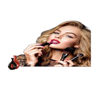 Imagem de Papel De Parede Salão De Beleza Maquiagem Make 3,5M Slb81 - Você Decor