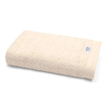 Imagem de Toalha Banho Buettner Nobre 100% Algodão Fio Penteado Línea 70cm X 1,40m Pérola