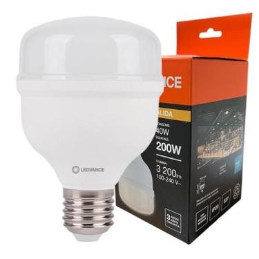 Imagem de Lampada Led Bulbo 40w Luz Quente 3000k Amarela Alta Potencia - Ledvanc