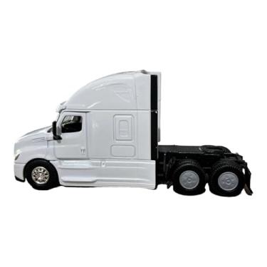 Imagem de Caminhão Miniatura Freightliner Cascadia, Cavalo Mecânico, Branco, 1:64, Modelo de Coleção