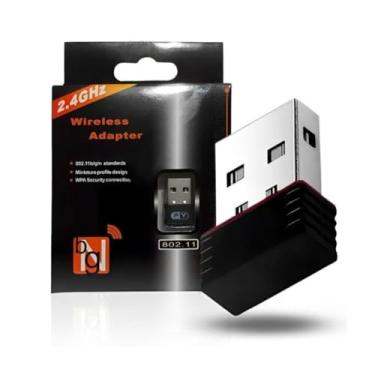 Imagem de Adaptador USB Wireless 2.4GHz 900Mbps – Conexão Wi-Fi Rápida e Estável para PC e Notebook – Plug & Play, Compatível com Windows/Linux/Mac, Segurança WPA/WPA2 - YASDA