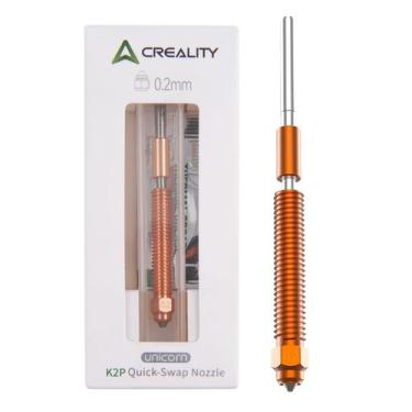 Imagem de Nozzle Creality Unicorn K2P Quick-Swap de 0,2 mm para K2 Plus - ENOMAK