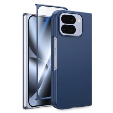 Imagem de VEGO Capa para Pixel 10 Pro Fold com protetor de tela, ultrafina, leve, antiqueda, anti-arranhões, capa protetora rígida de PC para Google Pixel 10 Pro Fold 2025 - Azul