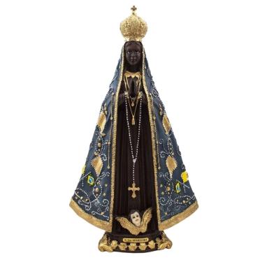 Imagem de Imagem Nossa Senhora Aparecida Resina 35 Cm