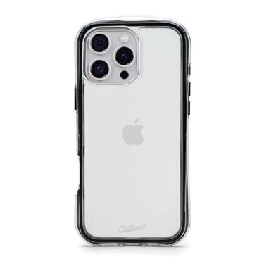 Imagem de Customic Capinha Case Capa para Celular iPhone 16 Pro Max (6.9"), Impactor Air Anti Impacto Proteção Militar 4 metros contra quedas, Transparente com Bordas Pretas