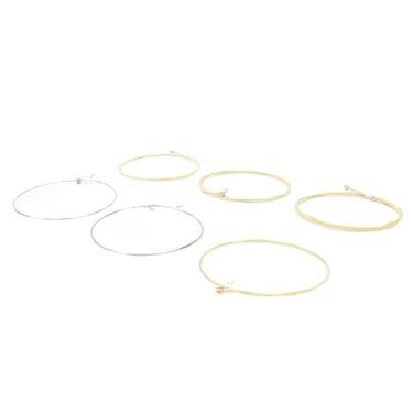 Imagem de Tomvorks Acoustic Guitar Strings, 6 Guitar Strings Replacement in Different Specifications, Alloy Steel Core with Phosphor Bronze Coating, Rustproof and Sturdy, Smooth Playing, Suitable