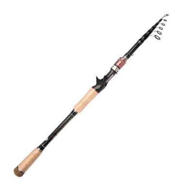 Imagem de Varas de pesca 1,8 m 2,1 m 2,4 m 2,7 m 3,0 m 3,3 m 3,6 m vara de pesca telescópica de carbono vara de fundição portátil de seção curta acessórios de pesca