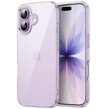 Imagem de JETech Capa para iPhone 17 6,3 Polegadas, Case Protetora de Telefone à Prova de Choque, Anti-Amarelecimento, Parte Traseira Transparente Anti-Riscos (Roxo)