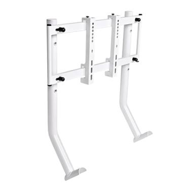 Imagem de Thermaltake Suporte para monitor simulador de corrida GR300; monitor único ou TV; telas de 81.3 cm a 127.0 cm; montagem VESA; aço revestido a pó; branco; GSC-R3M-MDSLWH-01