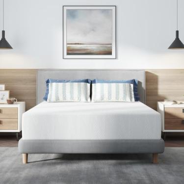 Imagem de Avenco Colchões Queen Size, colchões de espuma viscoelástica de gel de 35,5 cm para noite fria e alívio de pressão, sensação de pelúcia média Colchones Queen com isolamento de movimento