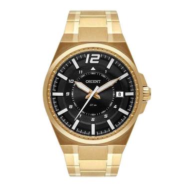 Imagem de Relógio Masculino Dourado Orient Mgss1224 G2Kx