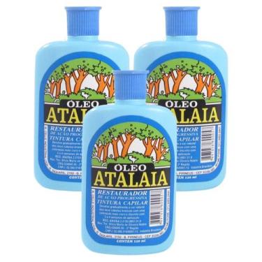 Imagem de Kit 3 Óleo Atalaia Para Cabelo Restaurador Volta Cor Natural Tratament