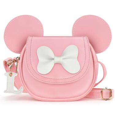 Imagem de CaseBot Bolsa infantil para meninas, linda bolsa estilo princesa para crianças de 2, 3, 4, 5, 6, 7, 8 anos, presente de aniversário/Natal, Rosa G