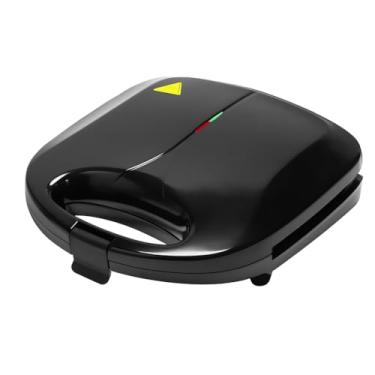 Imagem de Sanduicheira Elétrica 750W, 127V, Placas Antiaderentes, Preta, 23x8x23cm