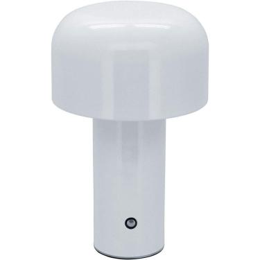 Imagem de Luminária Decorativa Abajur Led Mesa Usb Metal 20x12 Branco