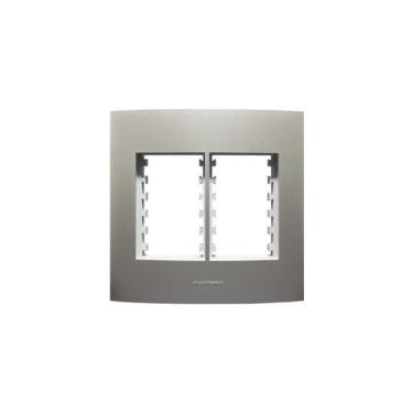 Imagem de Placa 4X4 6 Módulos Inova Pro Class Titanium 85006 Alumbra