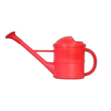 Imagem de Regador Decorativo 1,5L – Bico Fino de Chuveiro, Prático para Jardim, Horta e Cuidados com Plantas(Vermelho)
