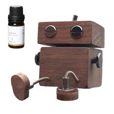 Imagem de Aromatizador de ar de carro | Boneca de madeira para aromaterapia difusor de fragrância de carro, eliminador de odores de aromaterapia automotiva estatueta de perfume para homens mulheres pai pai